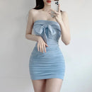 Pure And Seductive Backless Sleeveless Sheath Dress