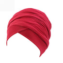 Elastic Cotton Long-tail Headwrap