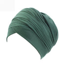 Elastic Cotton Long-tail Headwrap