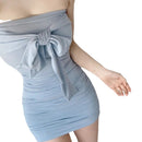 Pure And Seductive Backless Sleeveless Sheath Dress