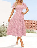 Best-selling Solid-color Off-shoulder High-waist Maxi Dress For Women