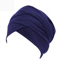 Elastic Cotton Long-tail Headwrap