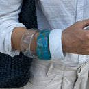 Exaggerated Instagram-style Round Wide-face Resin Bracelet