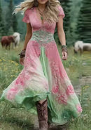 Women's Loose Printed Skirt New Style Dress