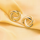 European And American Style Fashionable Titanium Steel Irregular Earrings