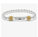 Custom Engraved Alloy Bracelet Cute And Versatile