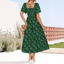 Best-selling Solid-color Off-shoulder High-waist Maxi Dress For Women
