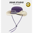 Color-block Fisherman Hat Women's Sun Protection Hat