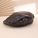 European And American Trendy Fashion Small Sequin Beret For Outdoor Outings, Suitable For All Occasions, Versatile For Painting And Photography.