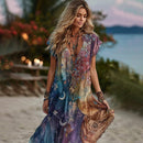 Women's Loose Printed Skirt New Style Dress