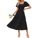 Best-selling Solid-color Off-shoulder High-waist Maxi Dress For Women