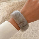 Exaggerated Instagram-style Round Wide-face Resin Bracelet
