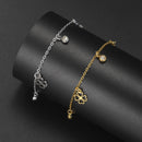 Fashionable And Minimalist Womens Multi-hollow Heart Bracelet
